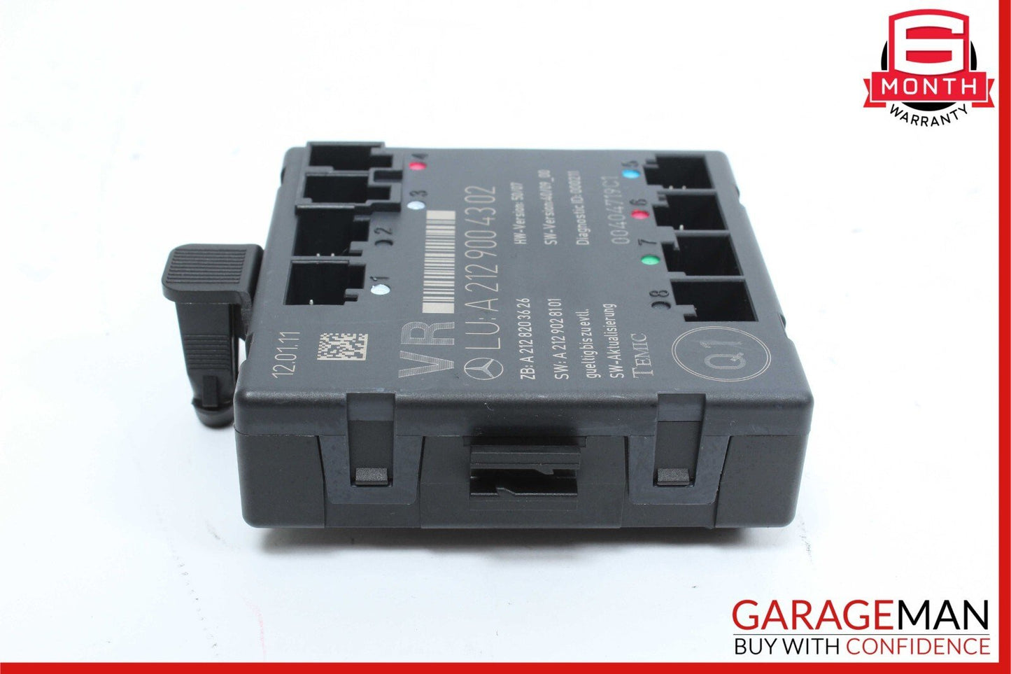 08-18 Mercedes W204 C250 C300 E300 Front Right Side Door Control Module Unit