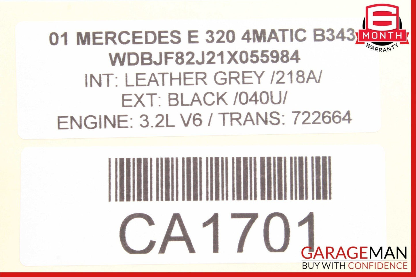 98-02 Mercedes W210 E320 E420 E55 AMG Rear Left Side Window Switch Trim Wood