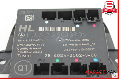 08-14 Mercedes W204 C250 C300 Rear Left Driver Side Door Control Module OEM