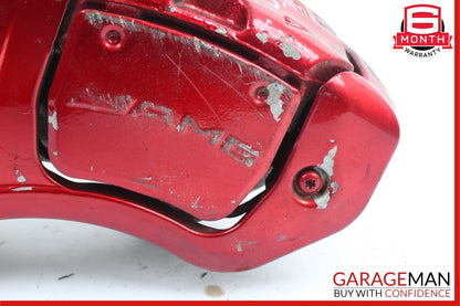 08-14 Mercedes W221 S63 CL63 AMG Front Left Driver Side Brake Caliper Red