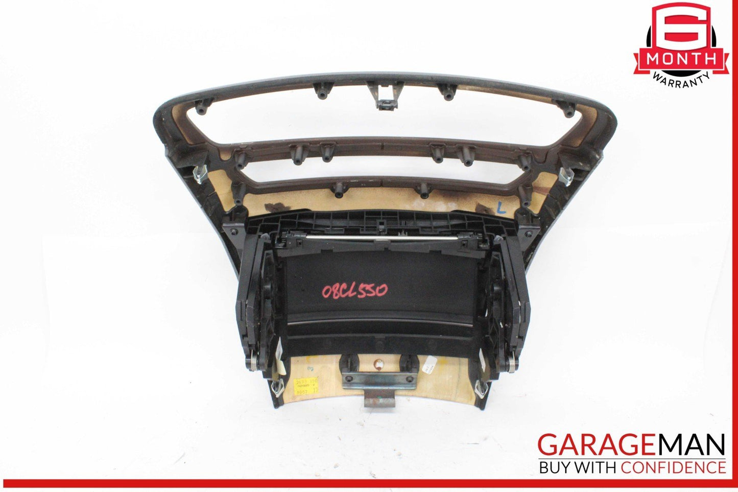 07-14 Mercedes W216 CL550 Center Console Comand Unit Radio Trim Bezel OEM