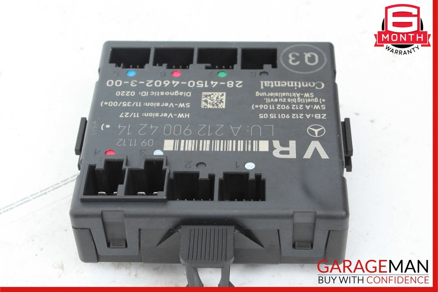 08-14 Mercedes-Benz C250 W204 Right Front Door Control Module 2129004214 OEM