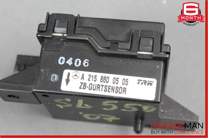 Mercedes R230 SL550 CL550 CL500 Seat Belt Seatbelt Tension Sensor Module OEM
