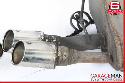 04-08 Maserati Quattroporte M139 Left & Right Side Exhaust Muffler Dual Tips Set
