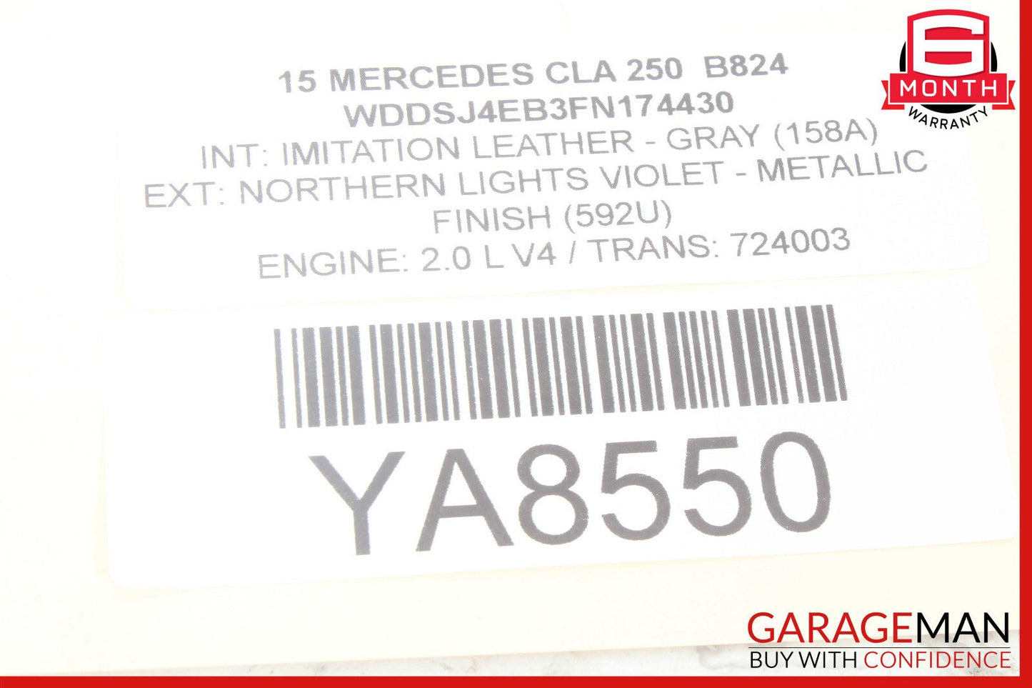 14-19 Mercedes W117 CLA250 Front Right or Left Dash AC A/C Air Vent Grille Trim