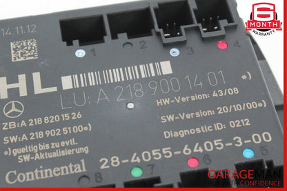 08-18 Mercedes W204 C250 CLS550 E400 Rear Left Side Door Control Module Unit