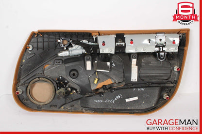 15-18 Ferrari California T Front Left Side Interior Door Trim Panel Cover Brown