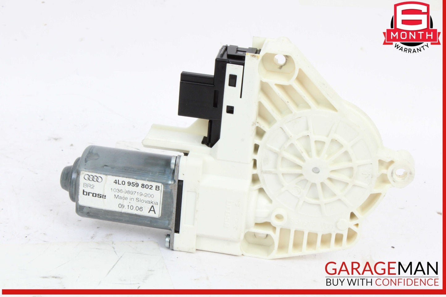 07-15 Audi Q7 Rear Right Passenger Side Window Regulator Motor 4L0959802B OEM