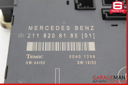 03-09 Mercedes W211 E350 E320 E63 AMG Front Left Side Door Control Module Unit