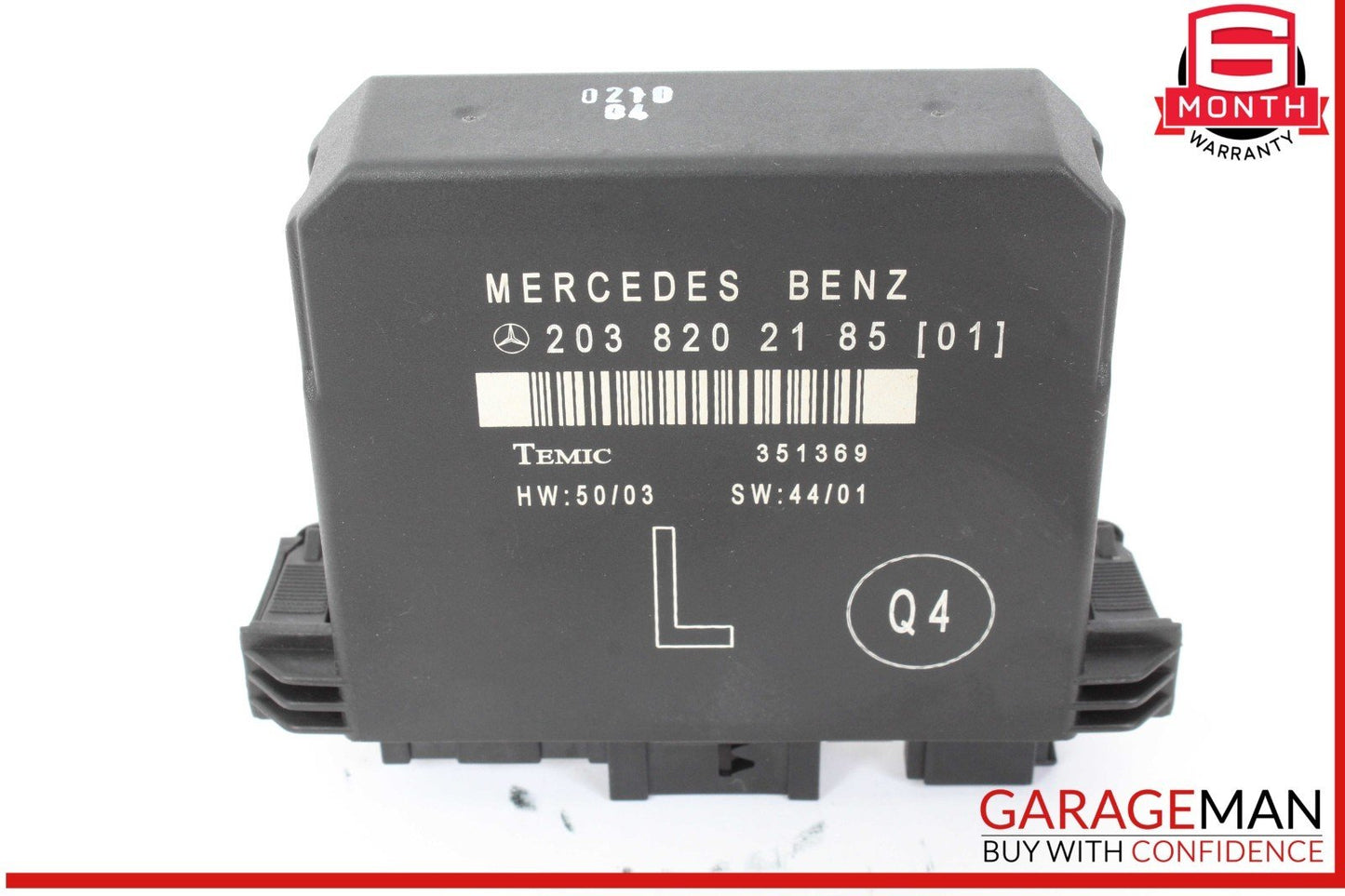 01-07 Mercedes W203 C230 C350 Rear Left Side Door Control Module 2038202185 OEM