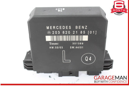 01-07 Mercedes W203 C230 C350 Rear Left Side Door Control Module 2038202185 OEM