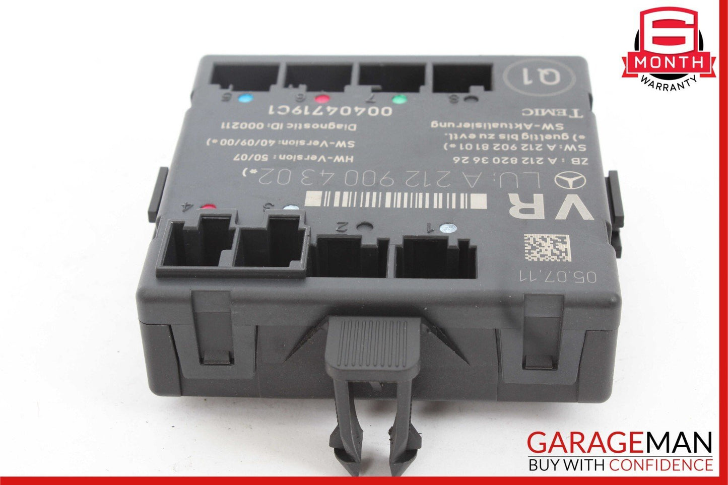 08-18 Mercedes C250 CLS400 E400 E350 Front Right Side Door Control Module Unit