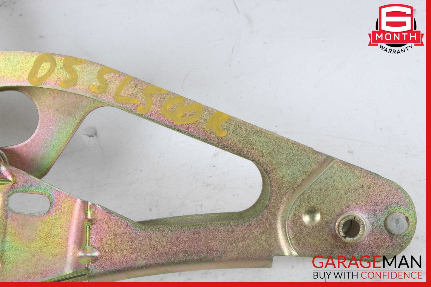 03-12 Mercedes R230 SL500 Convertible Right Trunk Frame Lock Cylinder Bracket