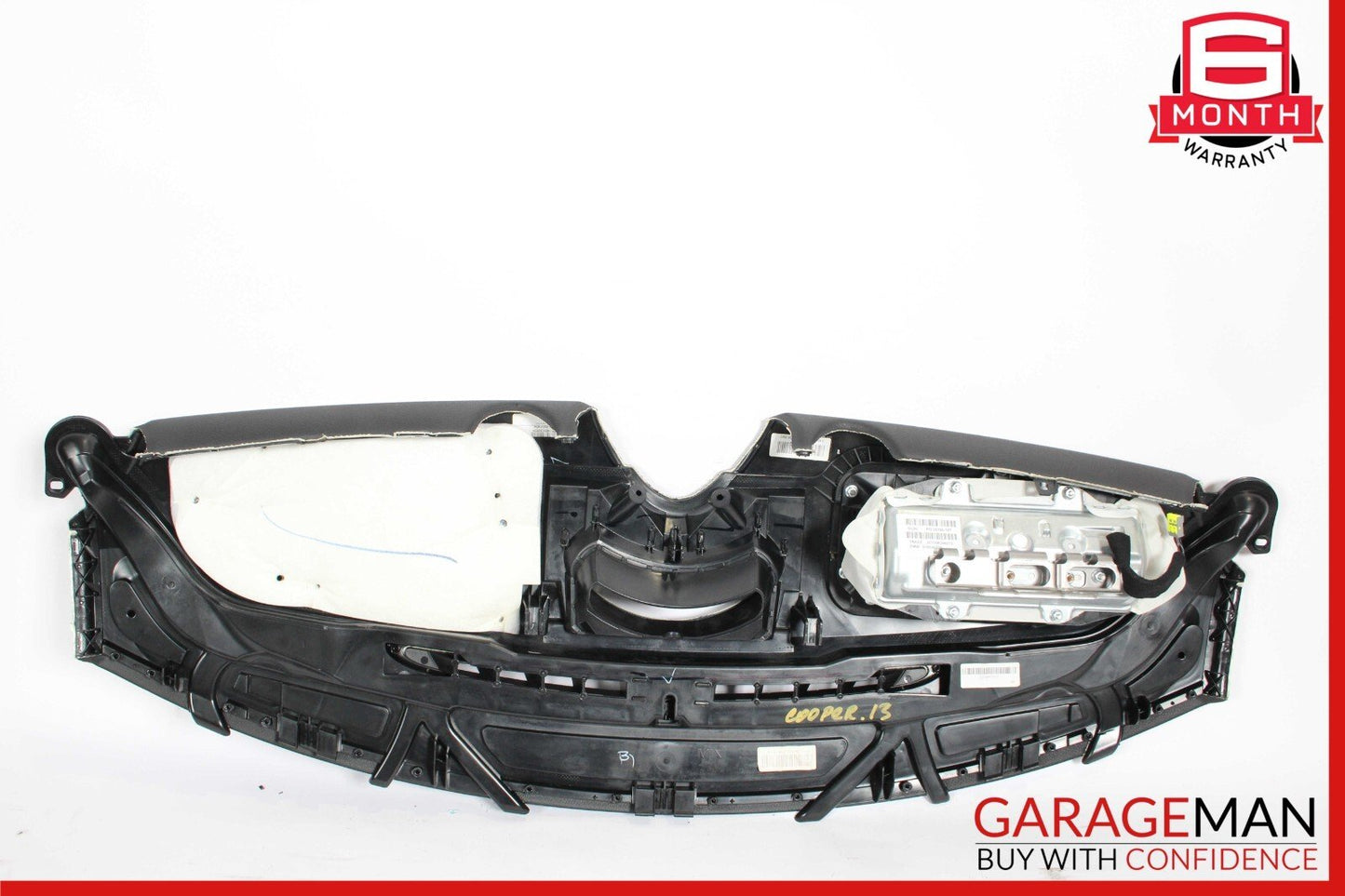 12-15 Mini Cooper Front Dash Top Upper Instrument Panel Trim Cover Black