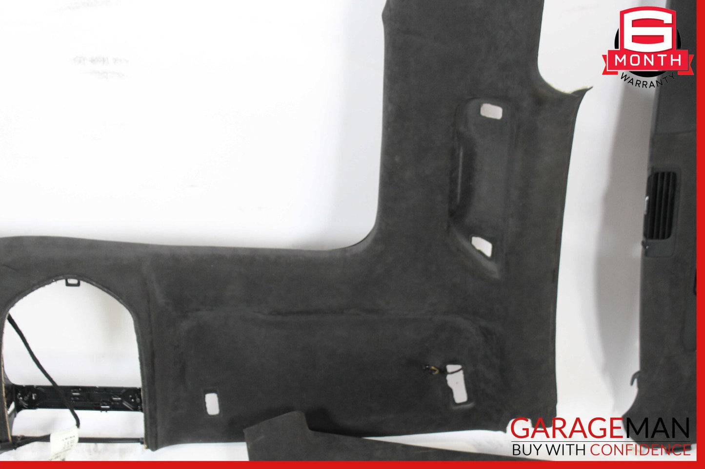 11-14 Porsche Cayenne 958 Headliner Pillar Trim Panel Cover Set Black OEM