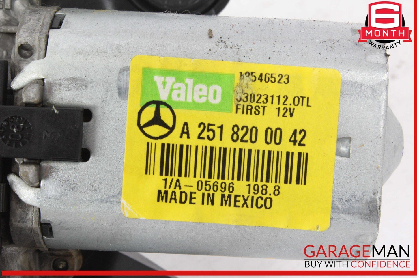 06-12 Mercedes W251 R350 4MATIC Rear Windshield Glass Wiper Motor OEM
