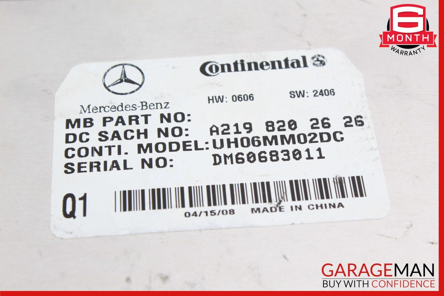 06-12 Mercedes X164 GL450 CLS500 SL550 Communication Control Module Unit