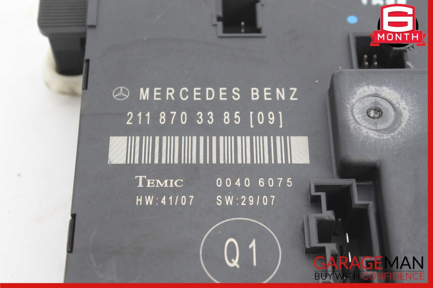 07-09 Mercedes W211 E350 E550 E320 Rear Left Door Control Module 2118703385 OEM