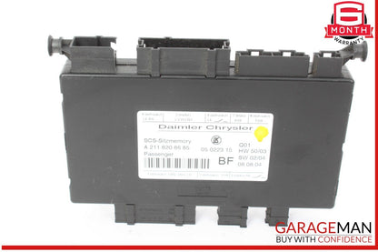 03-12 Mercedes W211 E320 CLS550 ML350 Front Right Seat Control Module OEM