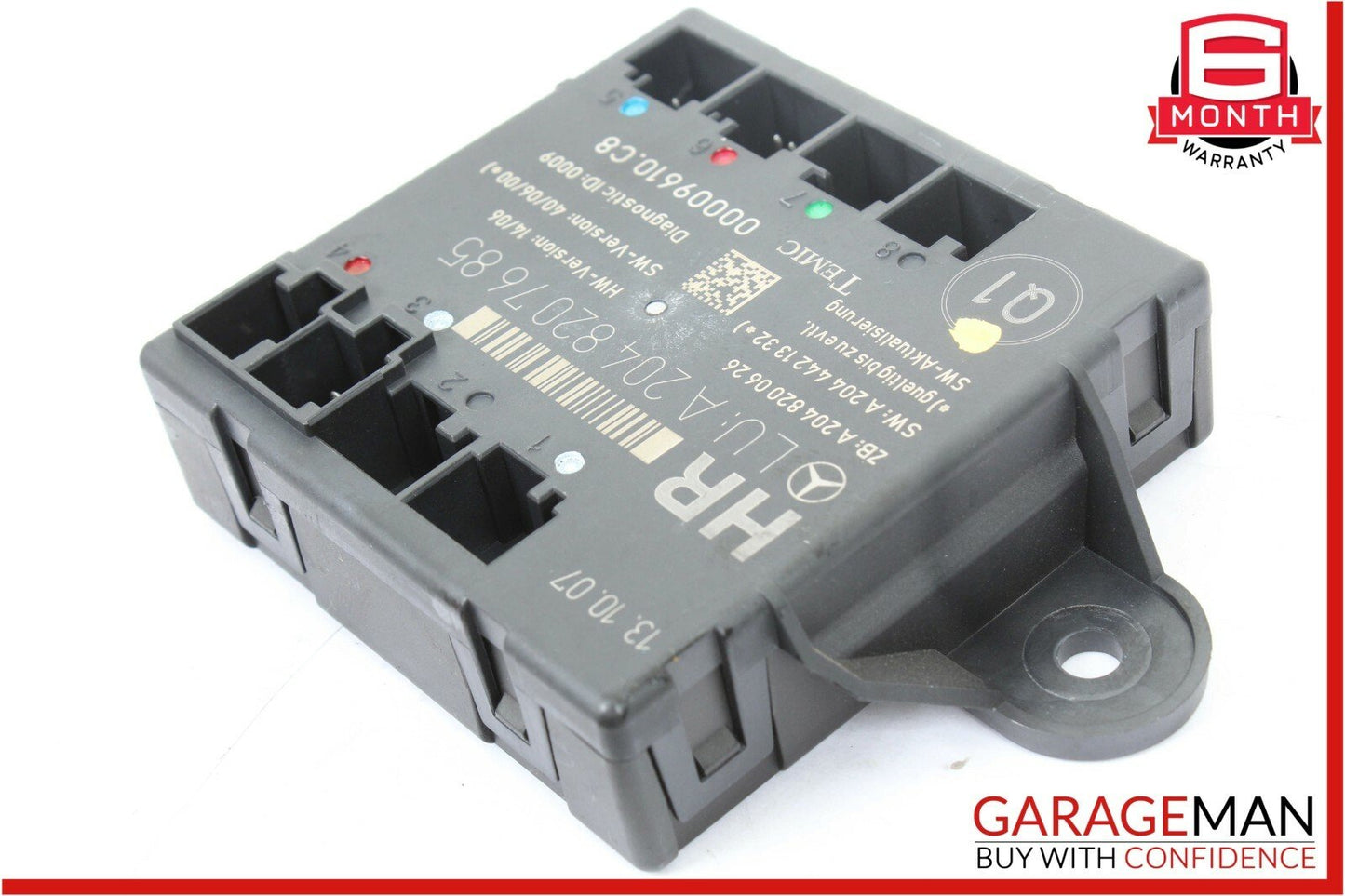 08-11 Mercedes W204 C300 C350 Rear Right Passenger Side Door Control Module OEM