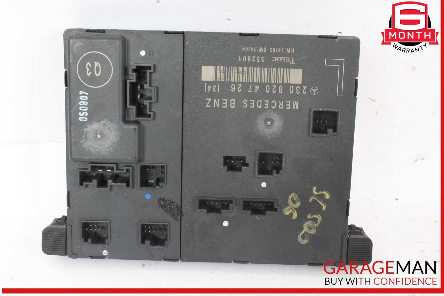 03-12 Mercedes R230 SL500 SL55 AMG Front Left Door Control Module 2308203526 OEM