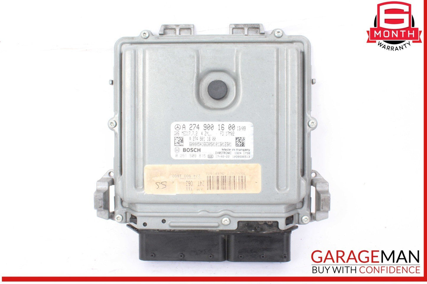 15-20 Mercedes W205 C300 GLC350e E300 M274 2.0L ECU ECM Engine Control Module