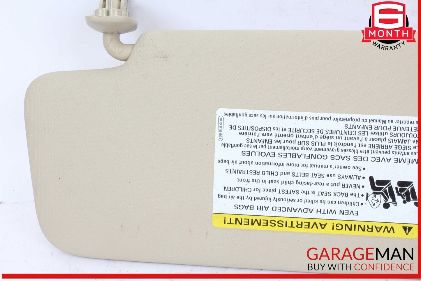 17-24 Audi Q5 A4 Front Right Passenger Side Sun Visor Sunvisor 8H0010501 OEM