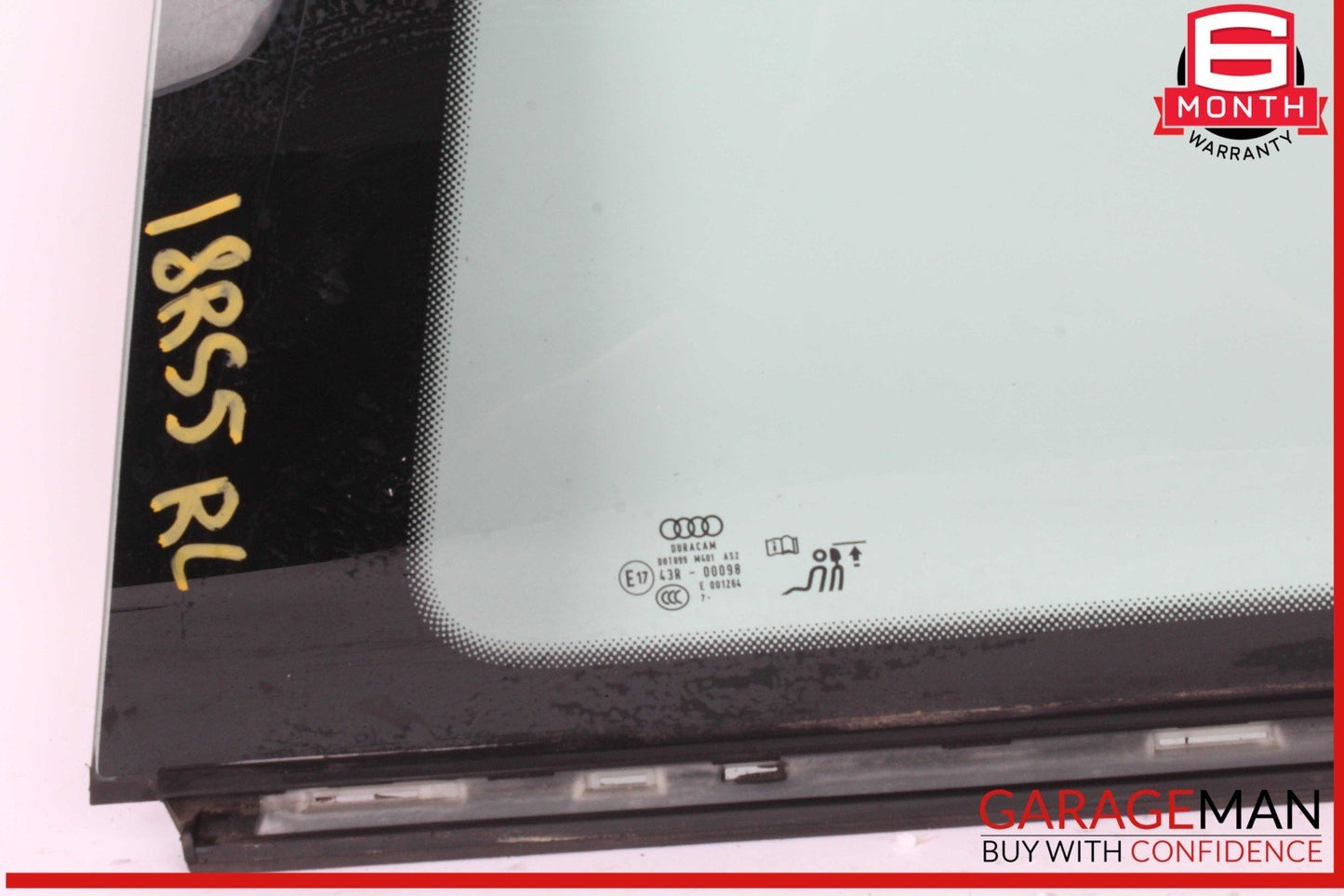 18-23 Audi RS5 S5 Rear Left Driver Side Quarter Window Glass OEM