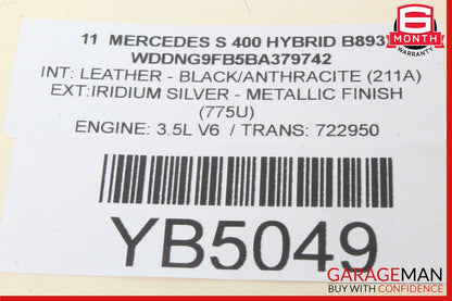 07-13 Mercedes W221 S400 S550 Front Left Driver Side Seat Control Module Unit