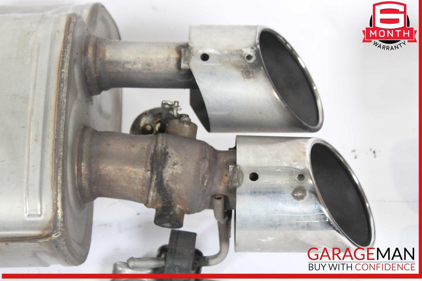 14-17 Maserati Ghibli Rear Left & Right Side Exhaust Muffler Tip Pipe Set of 2