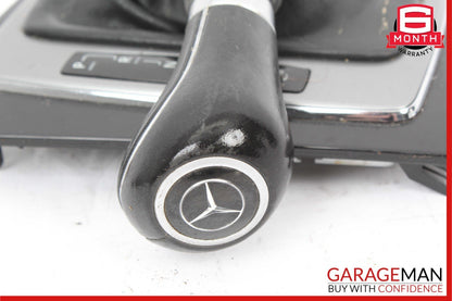 09-15 Mercedes X204 GLK350 Shift Shifter Knob Boot Cover Bezel Trim OEM