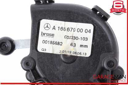 13-16 Mercedes X166 GL450 4MATIC Rear Left Quarter Window Regulator Motor OEM