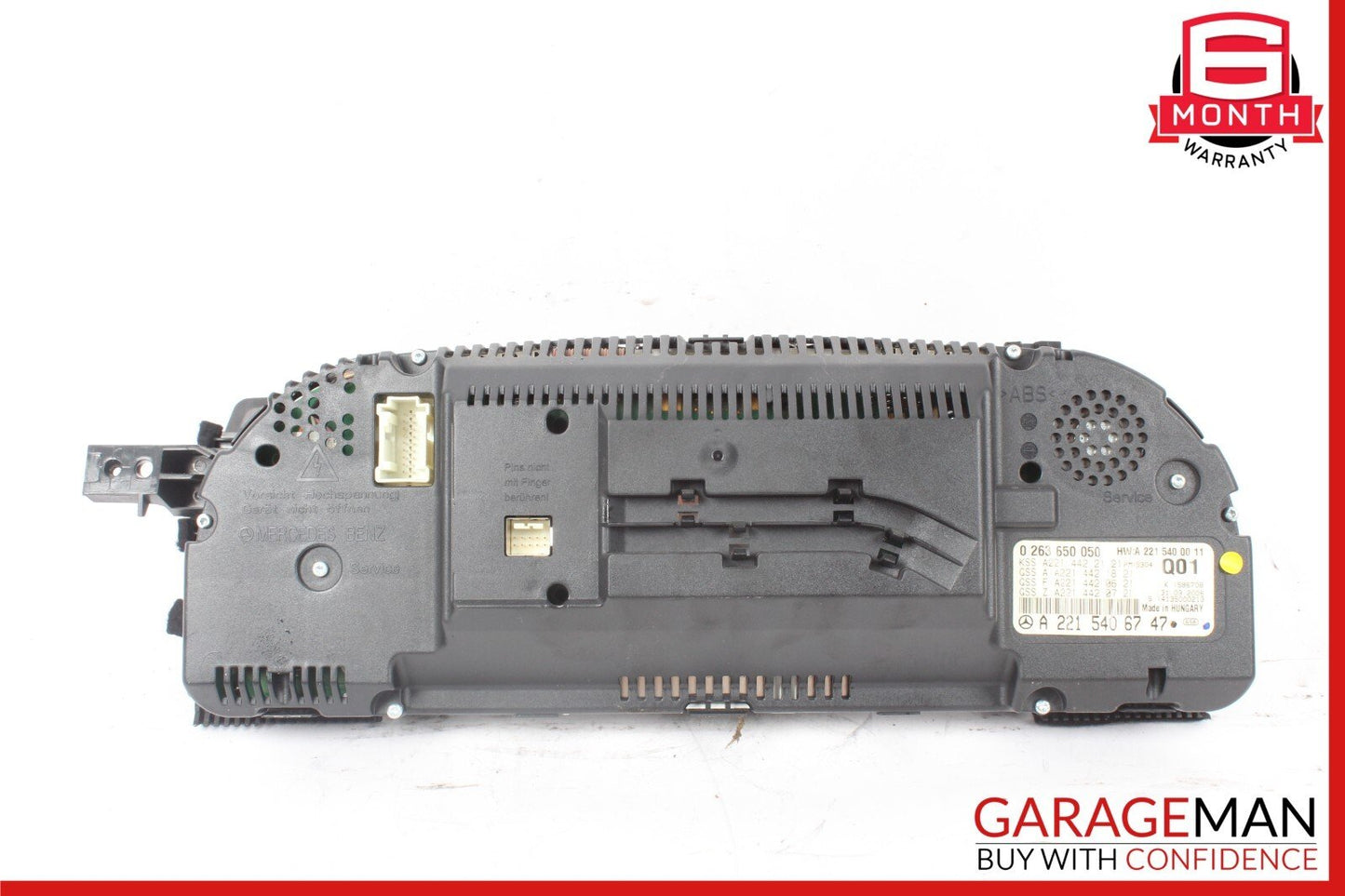 07-10 Mercedes W221 S550 CL550 CL600 Instrument Cluster Speedometer OEM