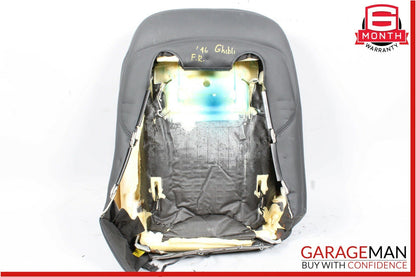 14-17 Maserati Ghibli Front Right Passenger Side Top Upper Seat Cushion Black