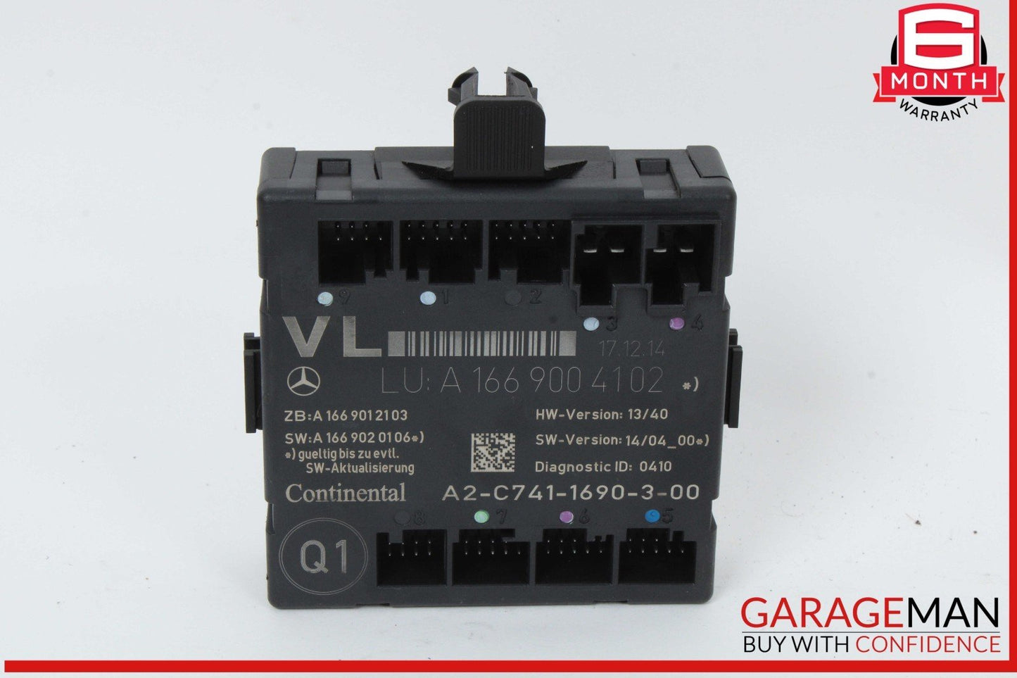 12-20 Mercedes W117 CLA250 Front Left Driver Side Door Control Module Unit OEM