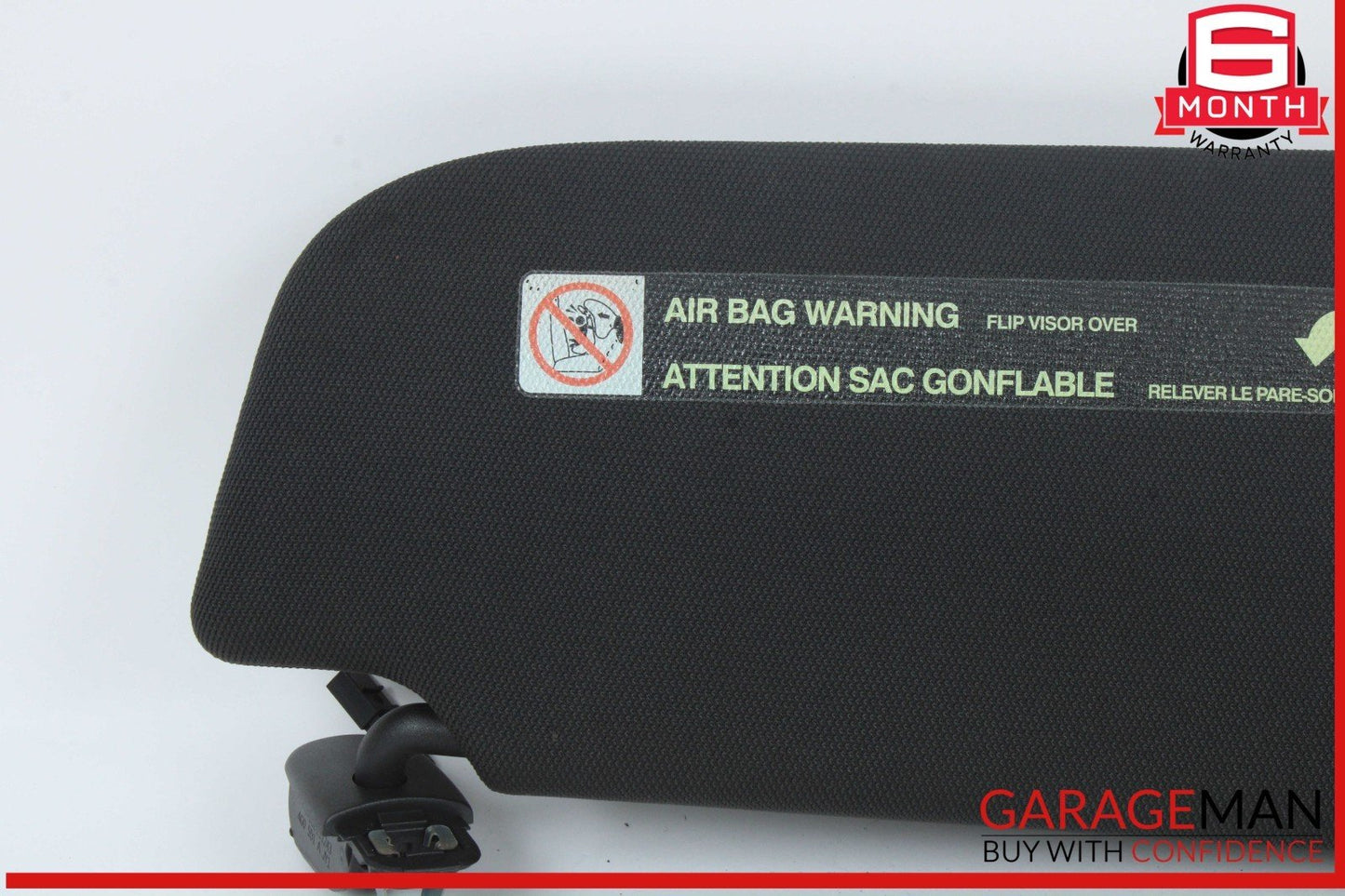 12-18 Audi A7 A6 Front Left Driver Side Sun Visor Sunvisor Black OEM