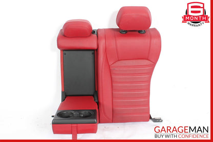 17-21 Alfa Romeo Giulia Rear Left Side Top Upper Seat Cushion Cover Assy Red OEM