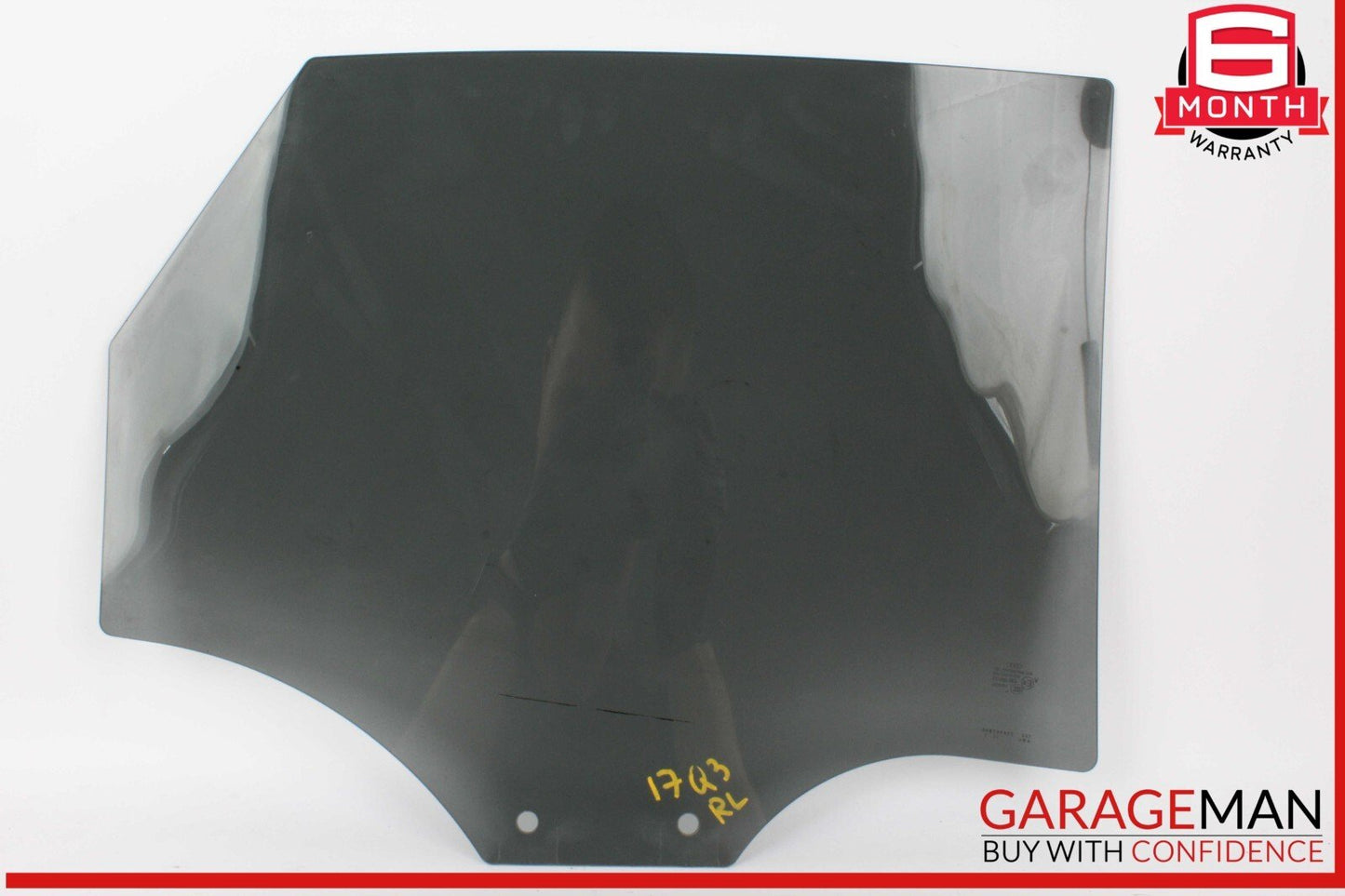 15-18 Audi Q3 Quattro Rear Left Driver Side Door Window Glass OEM