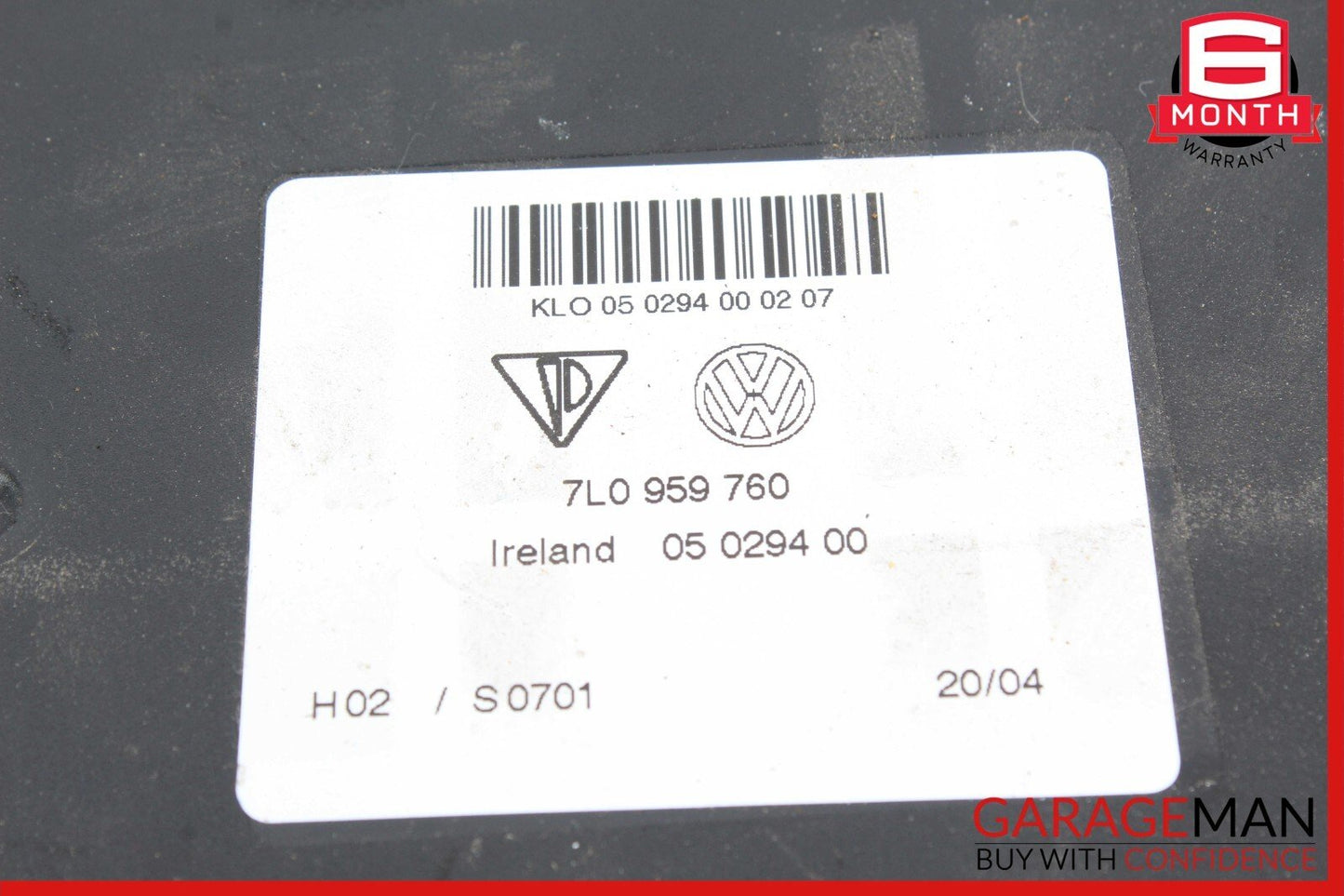 03-10 Porsche Cayenne 955 957 Front Seat Adjustment Control Memory Module Unit