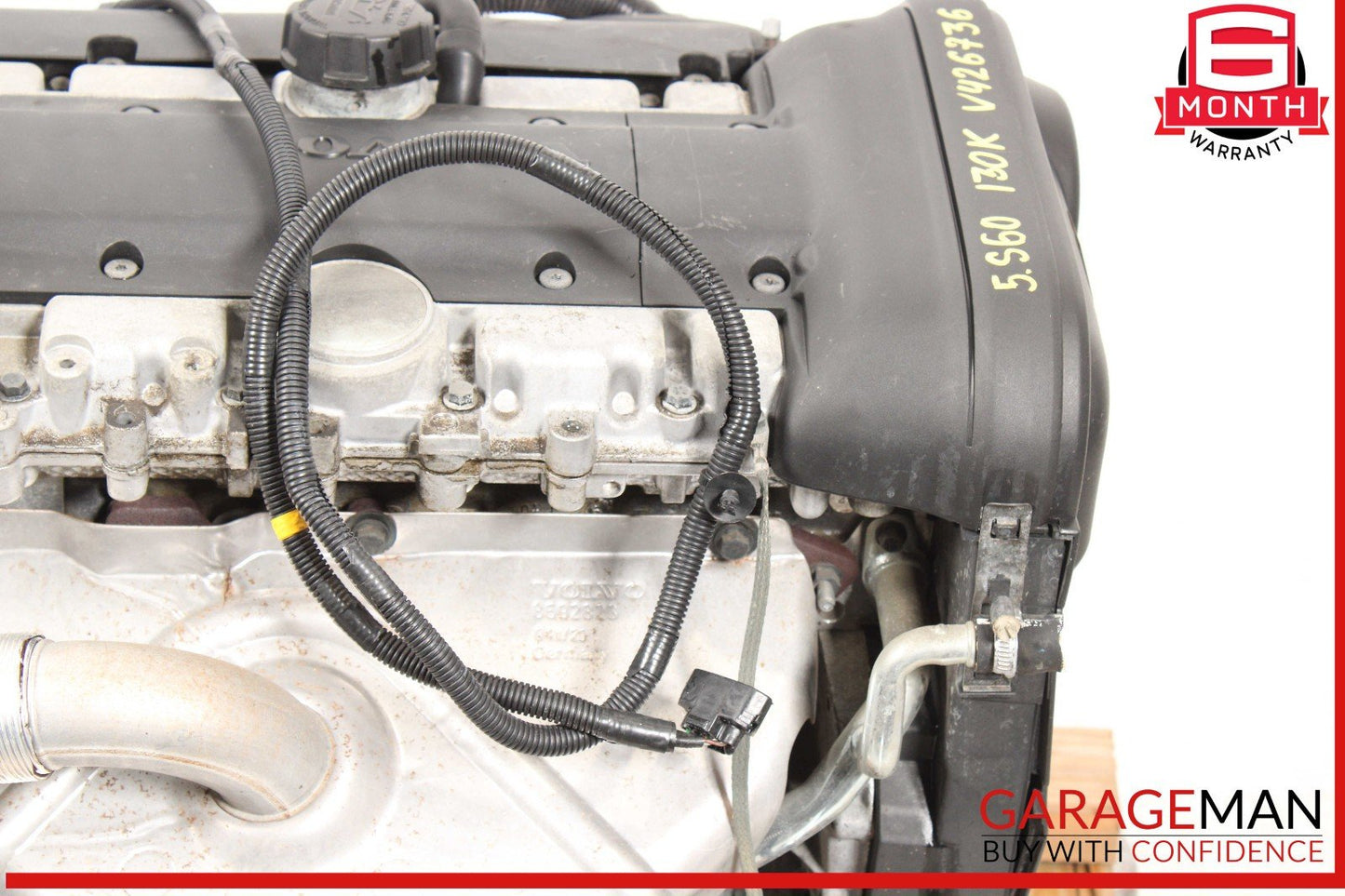 05-07 Volvo S60 2.4L Engine Motor Block Assembly OEM 130k