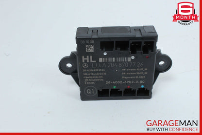 09-12 Mercedes X204 GLK350 4MATIC Rear Left Side Door Control Module Unit OEM