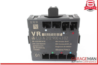 08-18 Mercedes W212 E350 Front Right Side Door Control Module 2129004302 OEM
