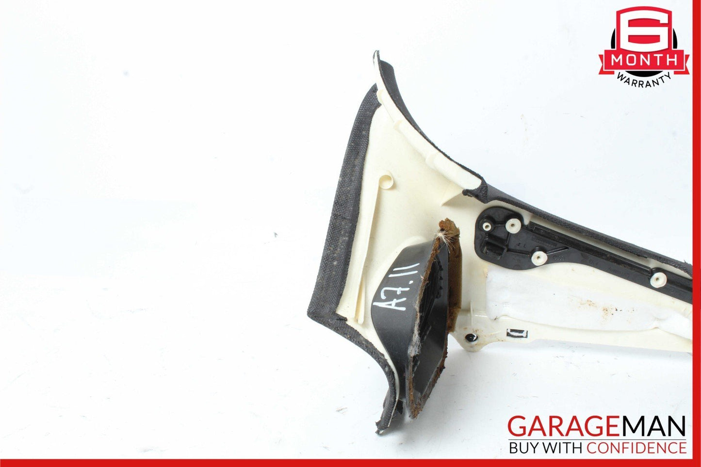12-18 Audi A7 Rear Left Driver Side D Pillar Upper Trim Cover Panel Black OEM