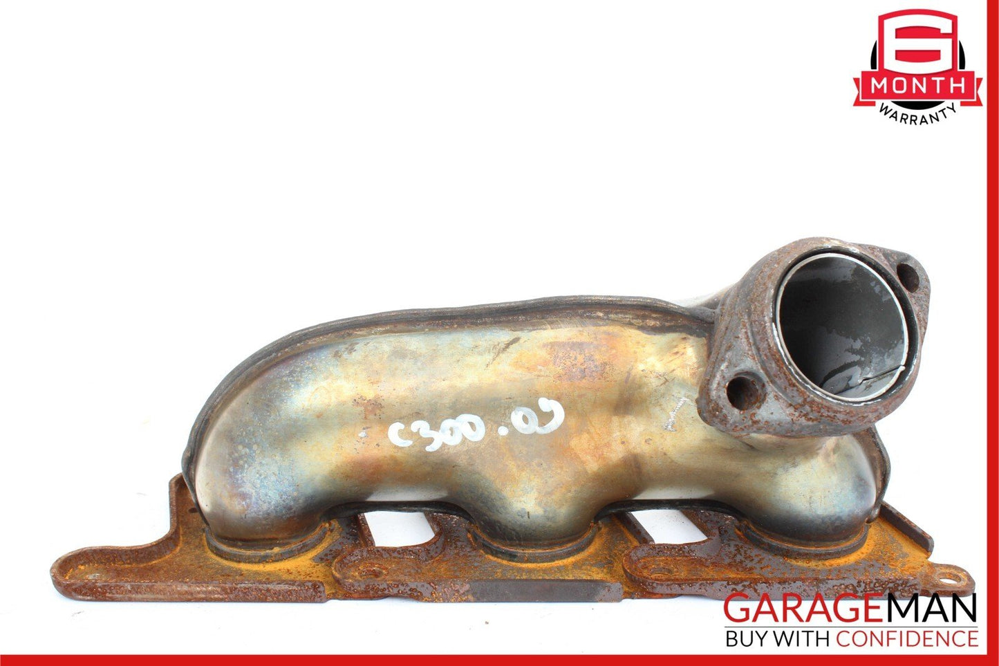 08-11 Mercedes W204 C300 Left & Right M272 Exhaust Manifold Header Pipe Set of 2