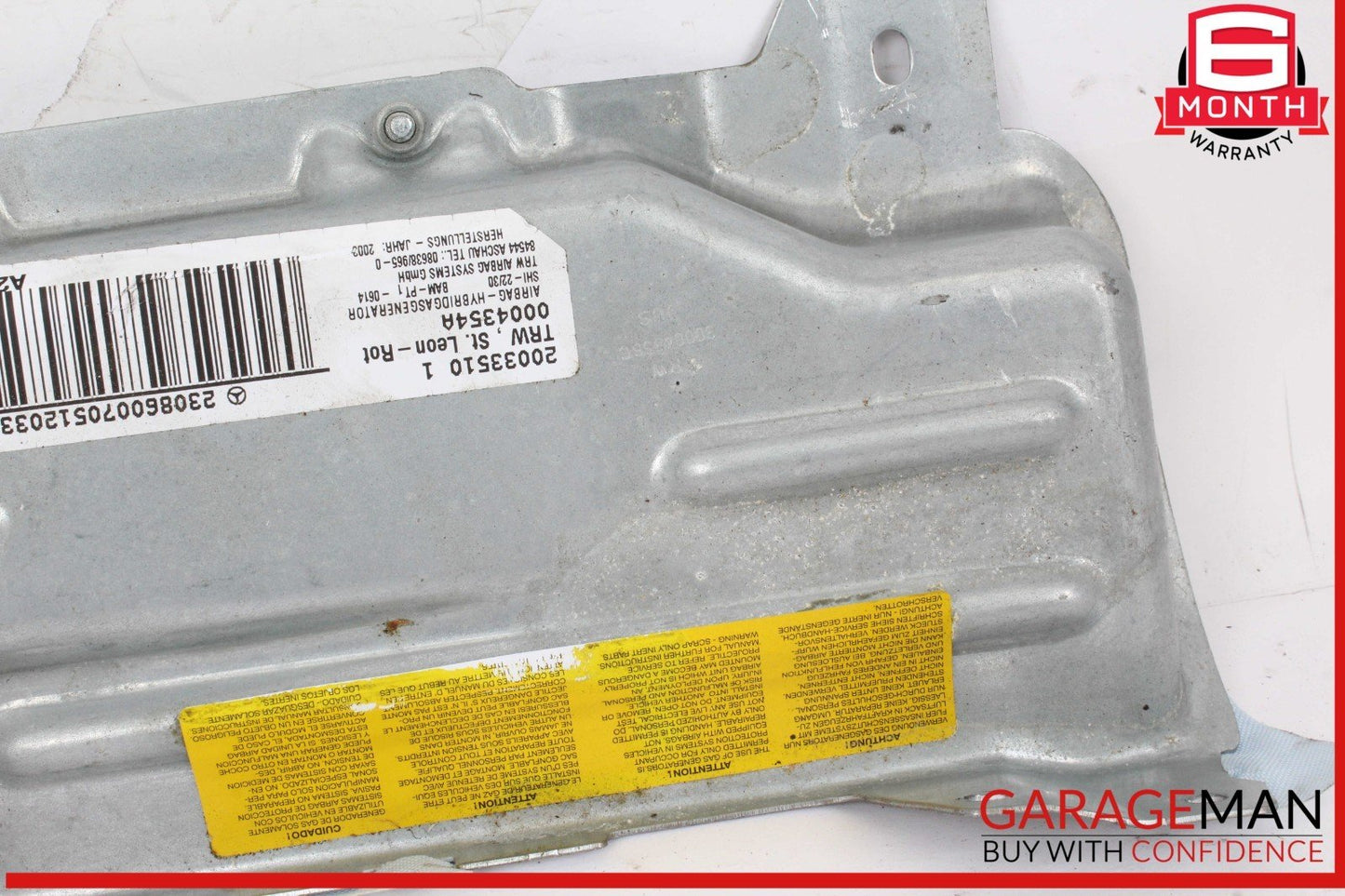 03-12 Mercedes R230 SL500 SL55 AMG Knee Airbag Air Bag Left Driver Side OEM