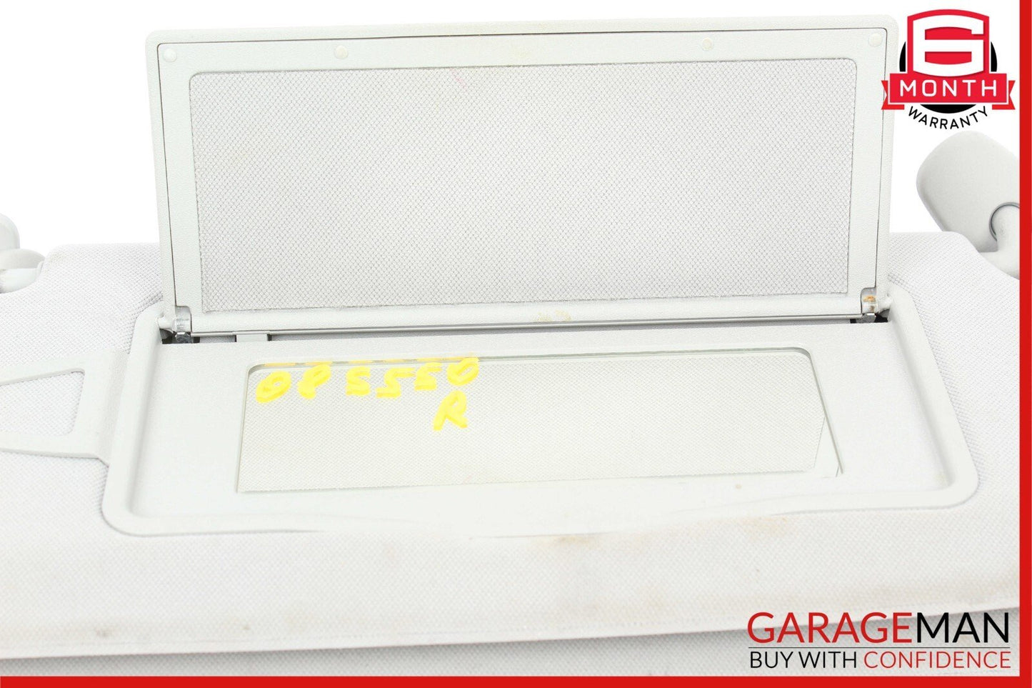 07-14 Mercedes CL550 S550 Front Right Sun Visor Sunvisor Shade Suede Cover Grey