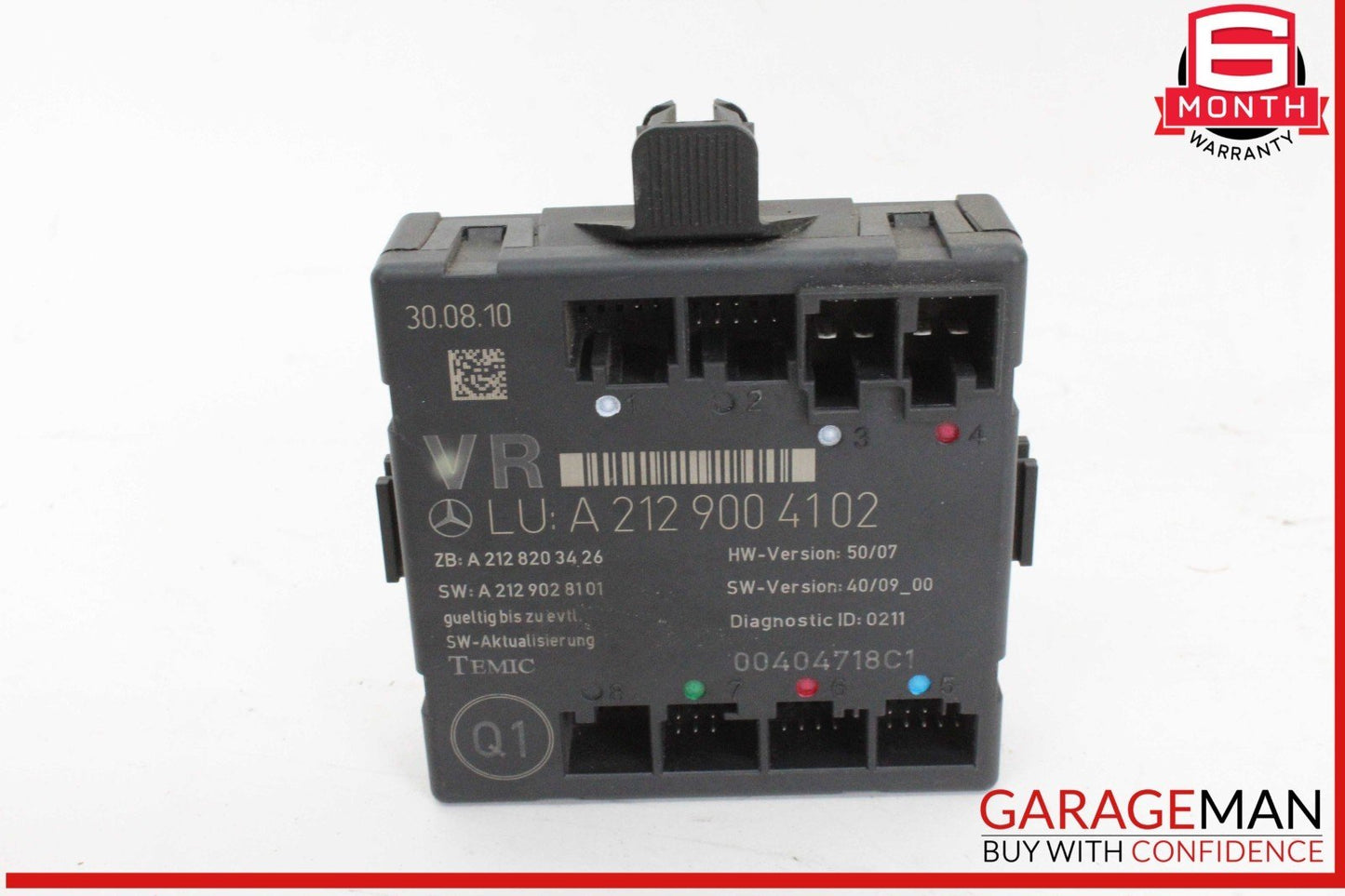 08-14 Mercedes W204 C300 Front Right Passenger Side Door Control Module Unit OEM