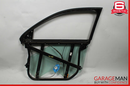 03-06 Porsche Cayenne 955 Front Right Door Window Frame Glass Panel Plate Assy