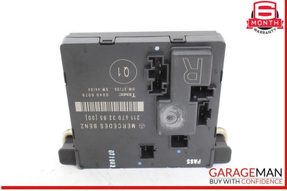 03-09 Mercedes W211 E350 E550 Rear Right Side Door Control Module Unit OEM