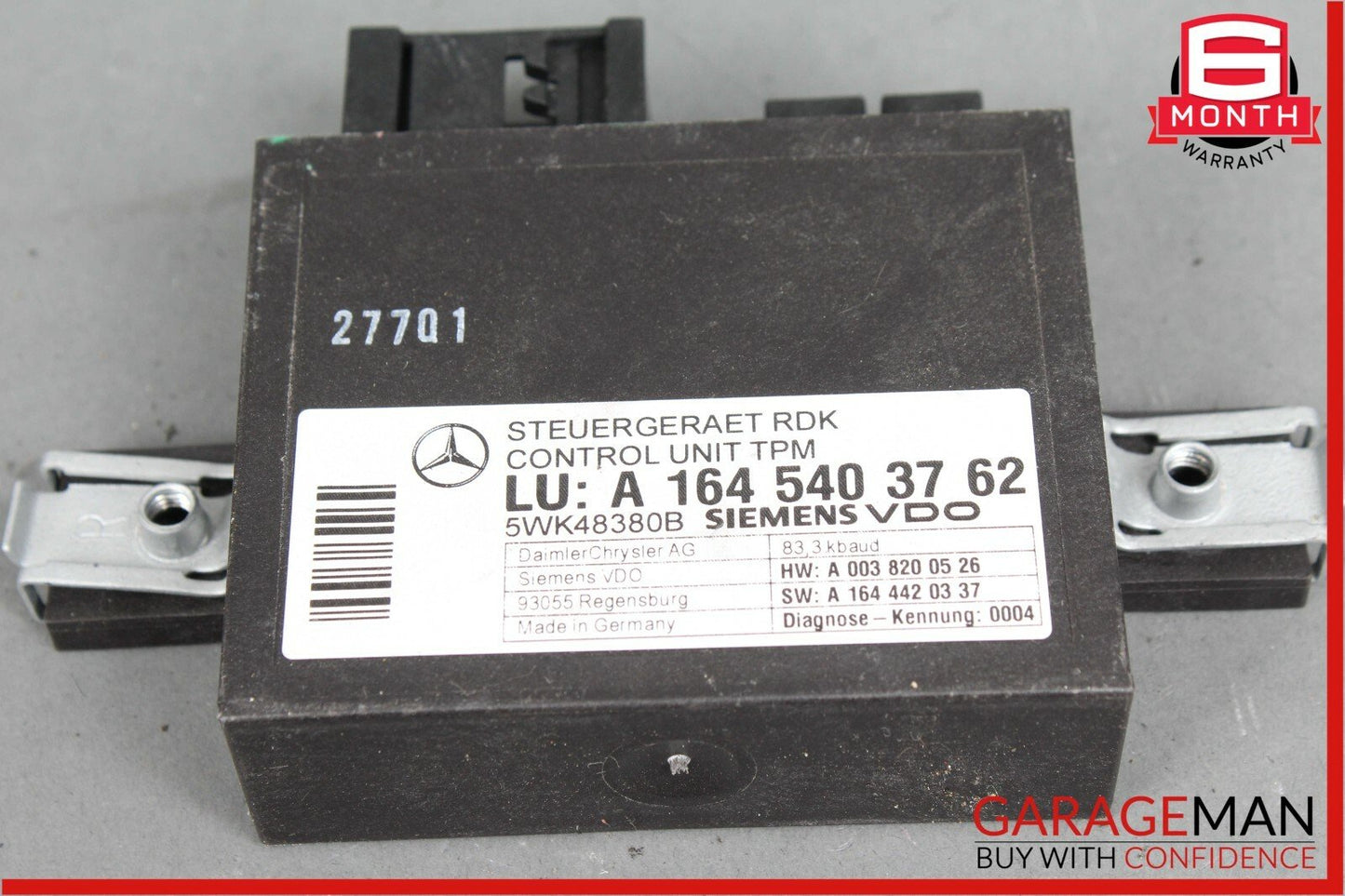 06-12 Mercedes W211 E63 CL63 TPMS Tire Pressure Control 1645403762 OEM